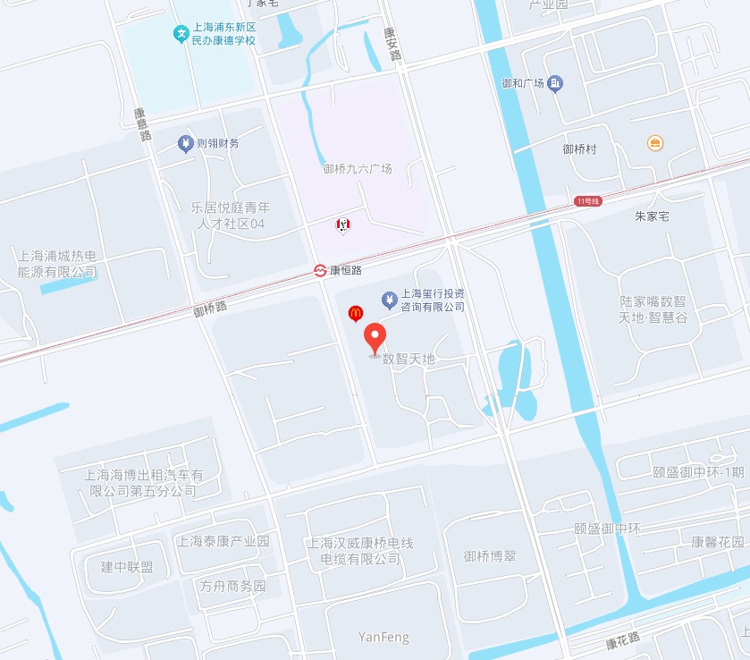 上海办公地址地图